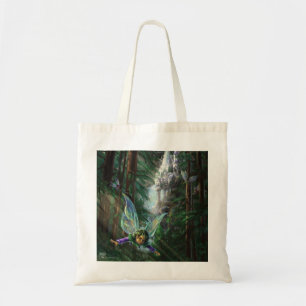 Bolso De Tela Hadas del bosque y Castillo de la Cascada