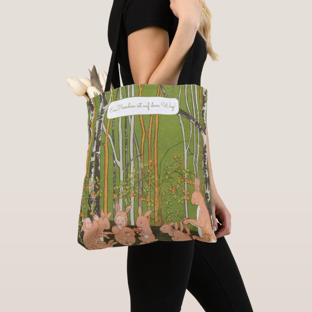 Bolso De Tela Haeschen Baby Dusche Tasche (Detalle)