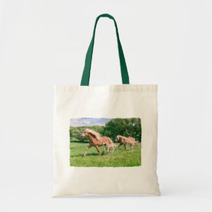 Bolso De Tela Haflinger Horses Cute Fotografías corrieron gracio