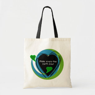 Bolso De Tela Haga cada Día de la Tierra del día