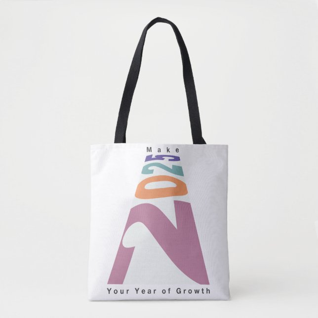 Bolso De Tela Haga de 2025 su año de crecimiento (Anverso)