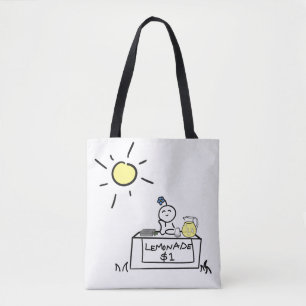 Bolso De Tela Haga el tote de la limonada