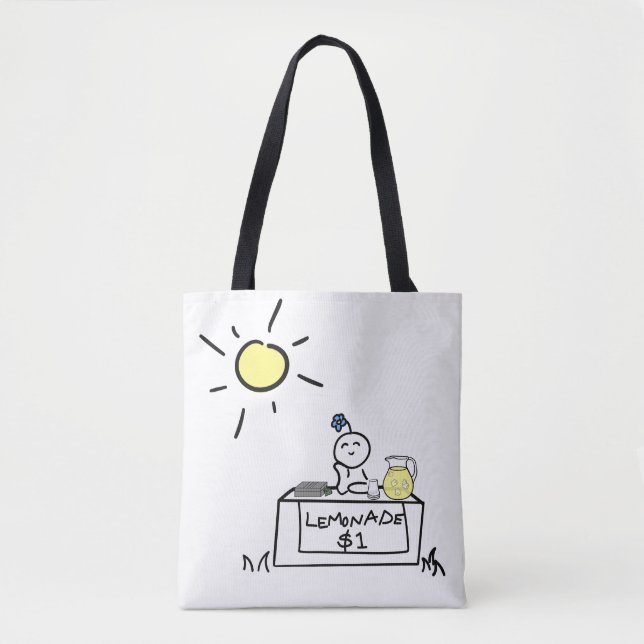 Bolso De Tela Haga el tote de la limonada (Anverso)