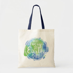 Bolso De Tela Haga el tote diario del Día de la Tierra