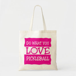 BOLSO DE TELA HAGA LO QUE USTED AMA - PICKLEBALL
