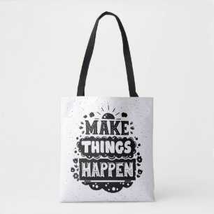 Bolso De Tela Haga que las cosas suceden