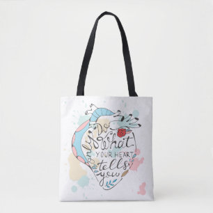 Bolso De Tela Haga solamente lo que le dice su corazón