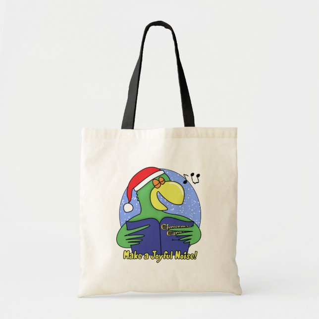 Bolso De Tela Haga un ruido alegre (Frente)