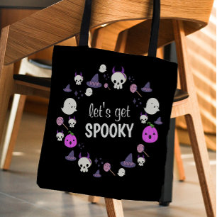 Bolso De Tela Hagamos un fantasmagórico y moderno monograma Hall