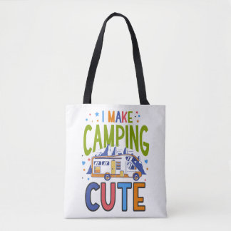 Bolso De Tela Hago Camping Cute Motorhome Campervan