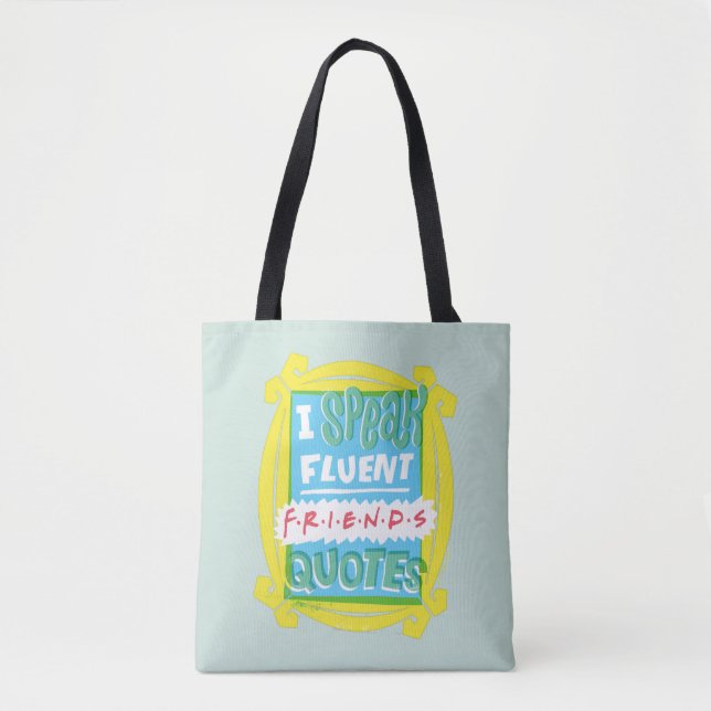 Bolso De Tela Hago citas fluidas de AMIGOS™ - Peephole (Anverso)