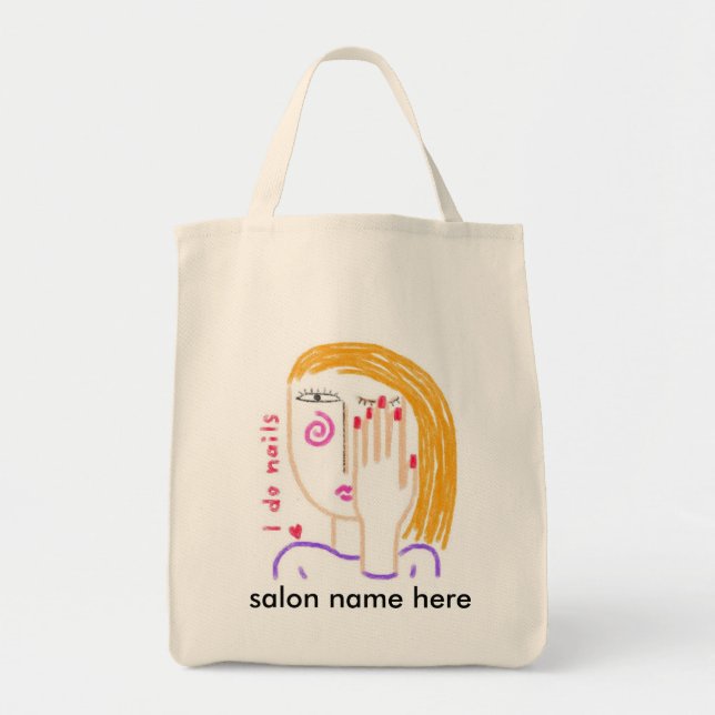 Bolso De Tela Hago clavos (Frente)