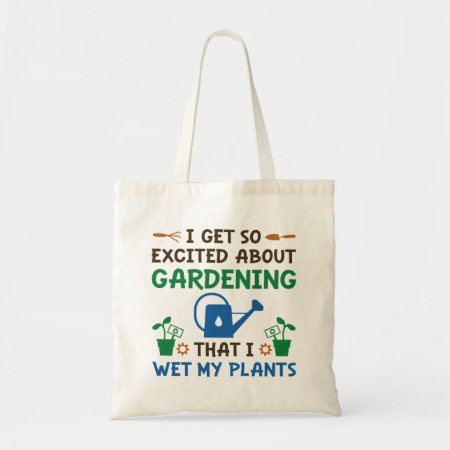 Bolso De Tela Hago Que Mis Plantas (Frente)
