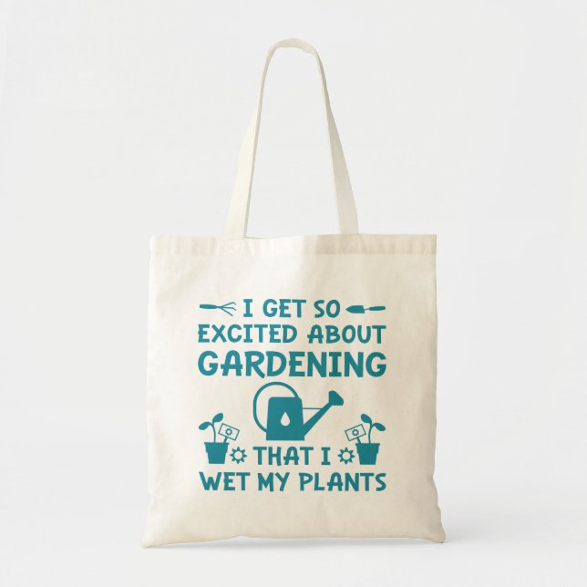 Bolso De Tela Hago Que Mis Plantas (Frente)
