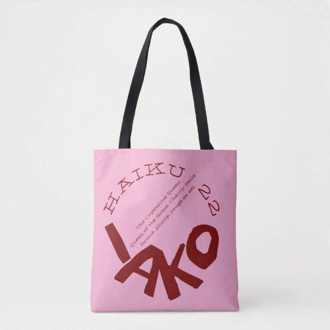 BOLSO DE TELA HAIKU 22 (Anverso)