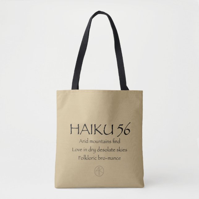 BOLSO DE TELA HAIKU 56 (Anverso)