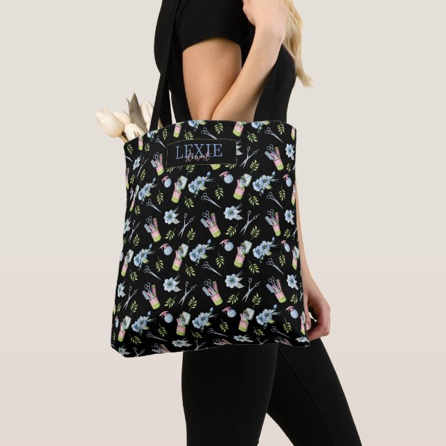 Bolso De Tela Hair Stylist, Hairdresser Beauty Salon Personaliza (Detalle)