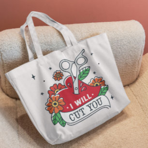 Bolso De Tela Hairdresser Tattoo