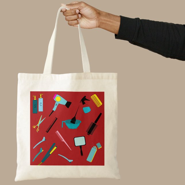 Bolso De Tela Hairstylist moderno Hairdressing Tools Kit Tote Ba (Hairstylist tote bag)