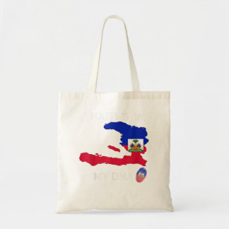 Bolso De Tela Haití está en mi ADN Día de la bandera haitiana Or