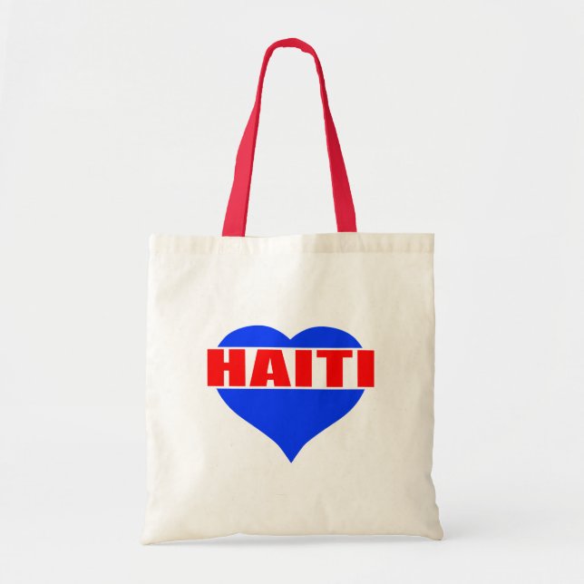 Bolso De Tela haitiheart002 (Frente)