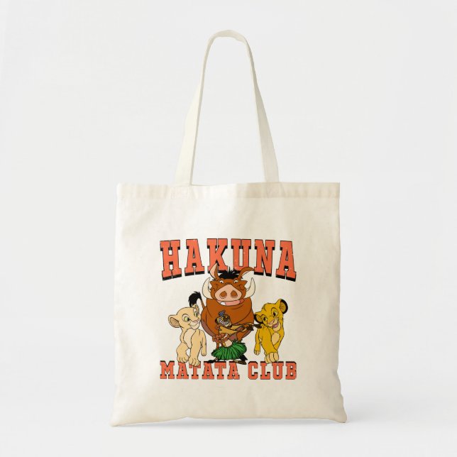 Bolso De Tela Hakuna Matata Club Tote Bag (Frente)