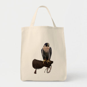 Bolso De Tela Halcón de peregrino en guante