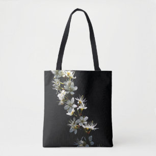 Bolso De Tela Halcón Flores Stcna