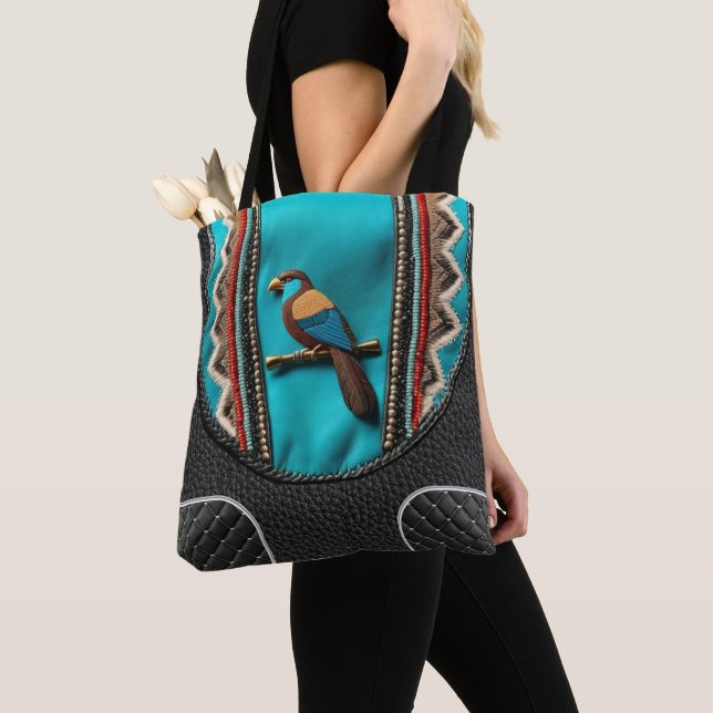 Bolso De Tela Halcón nativo: (Detalle)