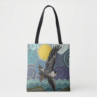 Bolso De Tela halcón peregrino de Cornualles