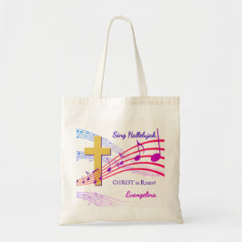Bolso De Tela HALLELUJAH CHRIST IS RISEN Custom Christian Easter