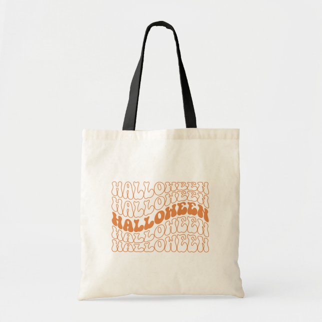 Bolso De Tela Halloween (Frente)