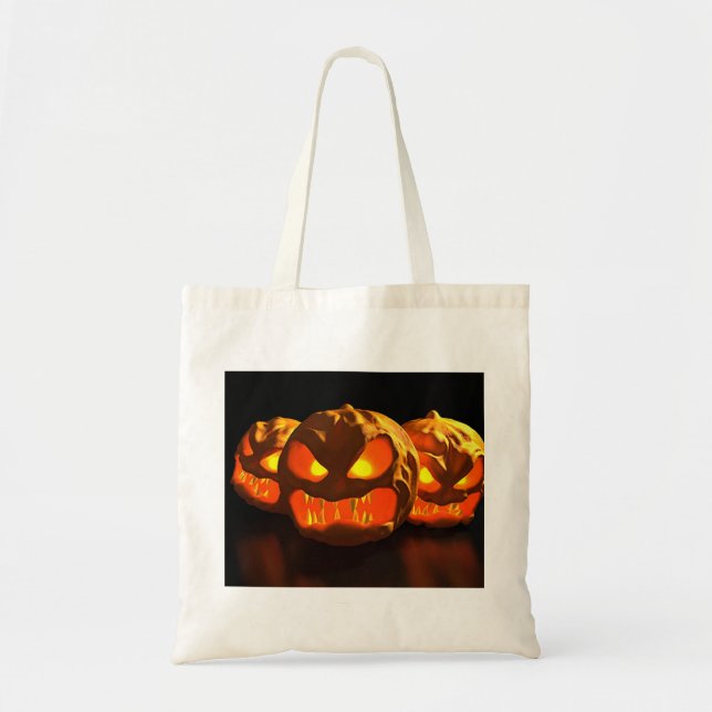 Bolso De Tela Halloween (Frente)