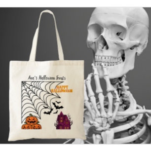 Bolso De Tela Halloween