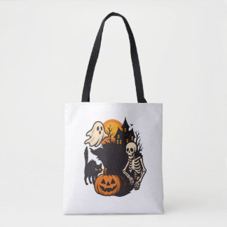 Bolso De Tela Halloween