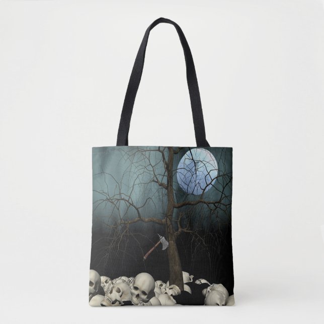Bolso De Tela Halloween (Anverso)