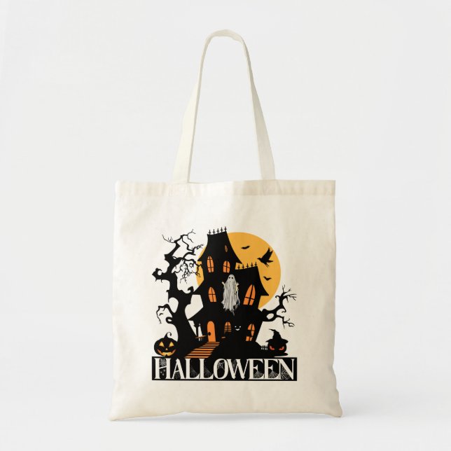 Bolso De Tela Halloween 03.w (Frente)