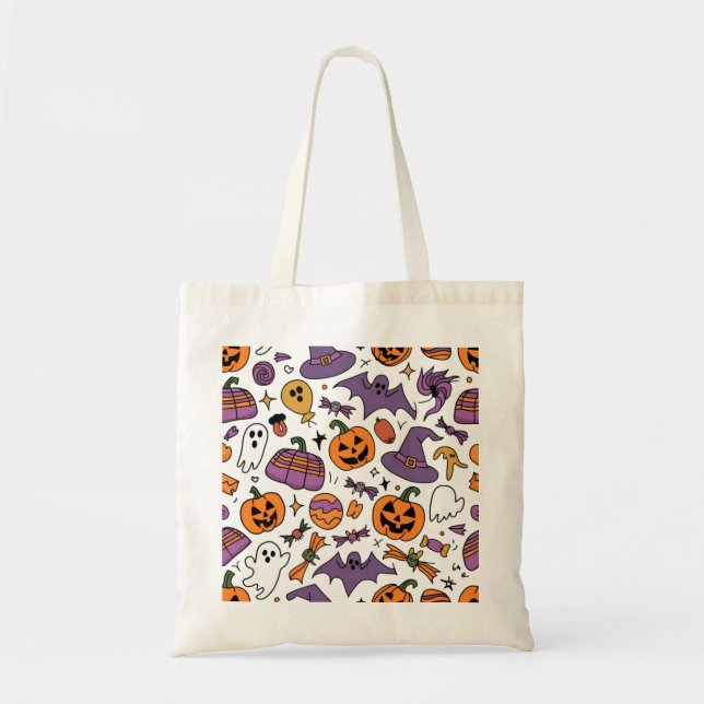 Bolso De Tela Halloween 2024 (Frente)