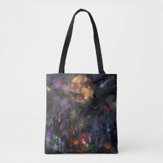Bolso De Tela Halloween Abstracto
