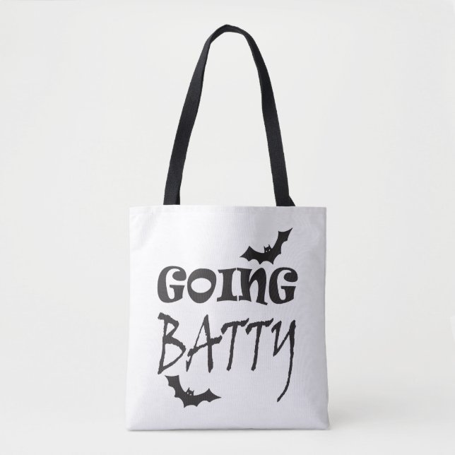 Bolso De Tela Halloween Bat (Anverso)