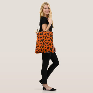 Bolso De Tela Halloween Bats