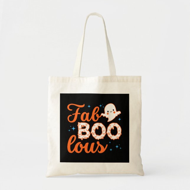 Bolso De Tela Halloween Boo Funny (Frente)