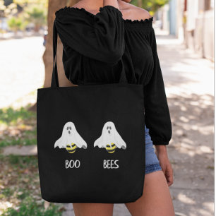 Bolso De Tela Halloween Boo Ghost Bees Adulto Funny