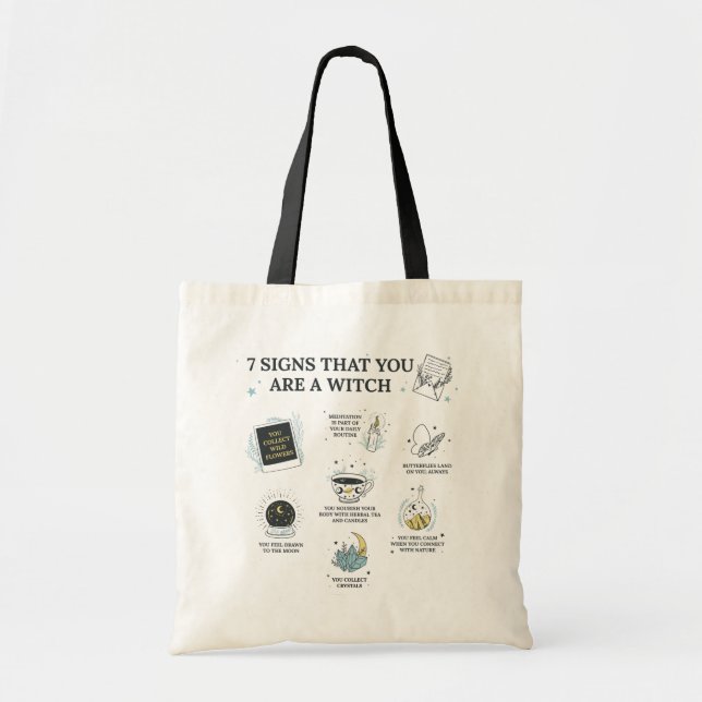 Bolso De Tela Halloween Bruja Mordaza Trick or Treme (Frente)