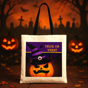 Bolso De Tela Halloween Calabaza niños truco o trato