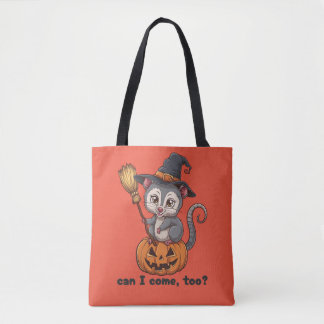 Bolso De Tela Halloween Can I Come, Too tasche