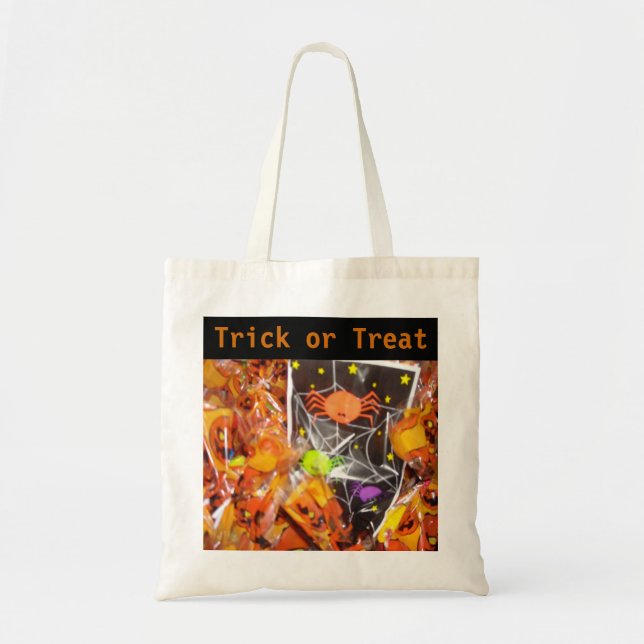 Bolso De Tela Halloween Candy (Frente)