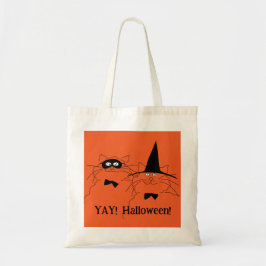 Bolso De Tela Halloween Cats Tote Bag