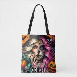 Bolso De Tela Halloween, Chica de Gótico fantasmal