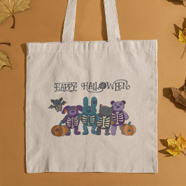Bolso De Tela Halloween con dibujos animados y calabazas